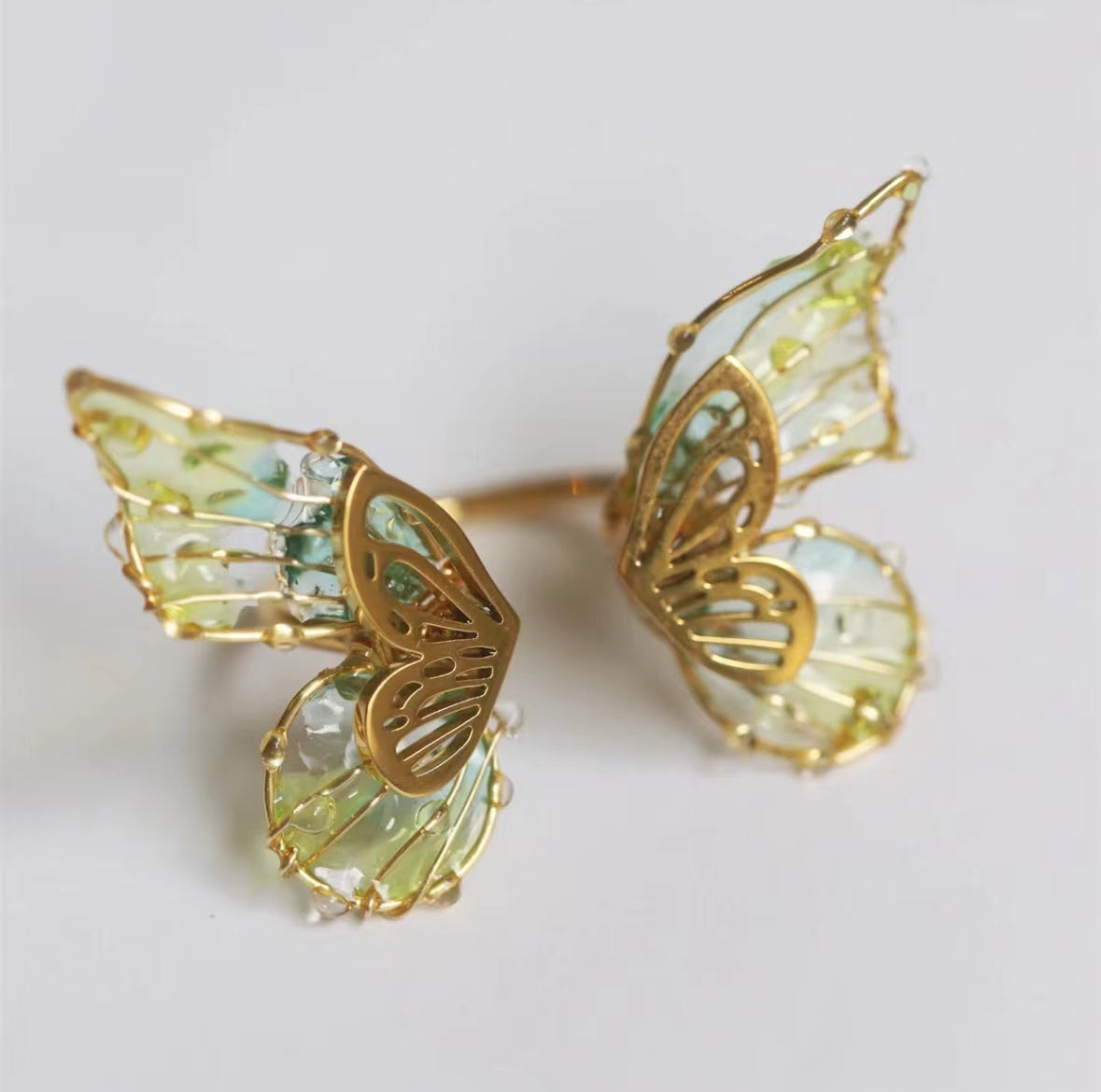 Butterfly Transformation Open Ring