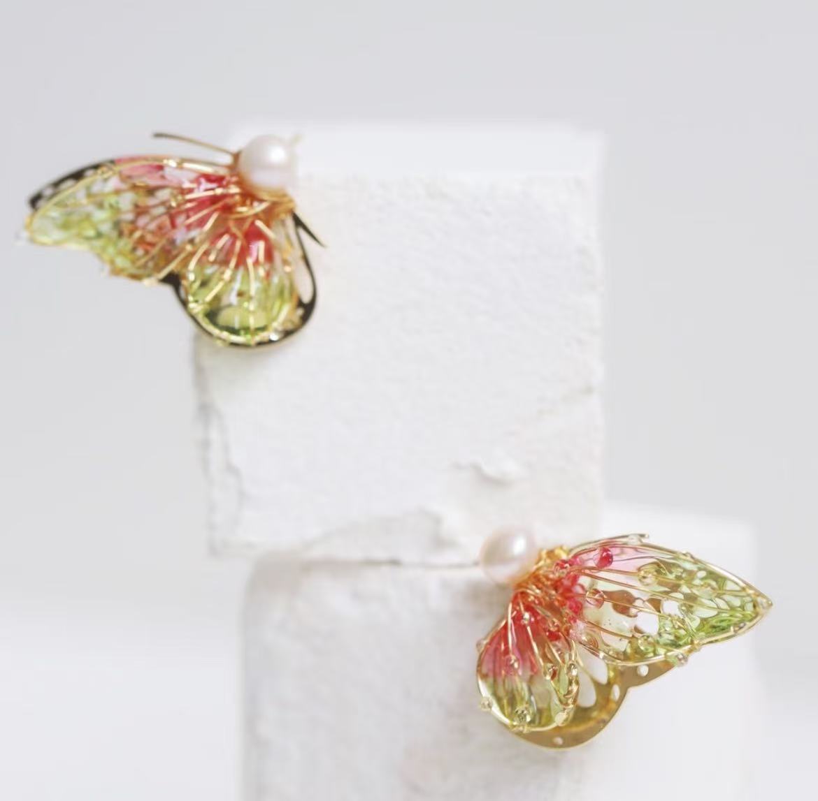 Original Handcrafted Epoxy Resin Earrings