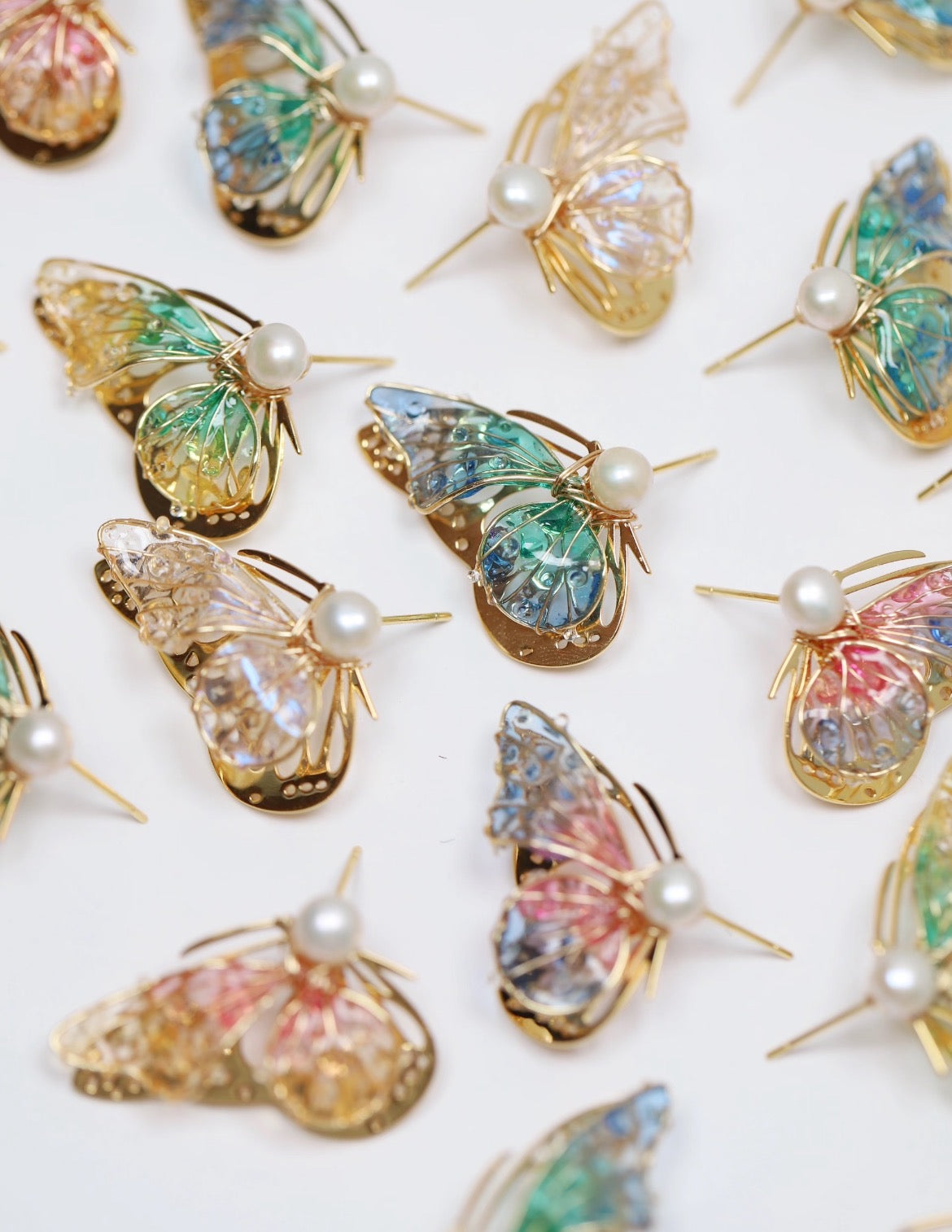 Original Handcrafted Epoxy Resin Earrings