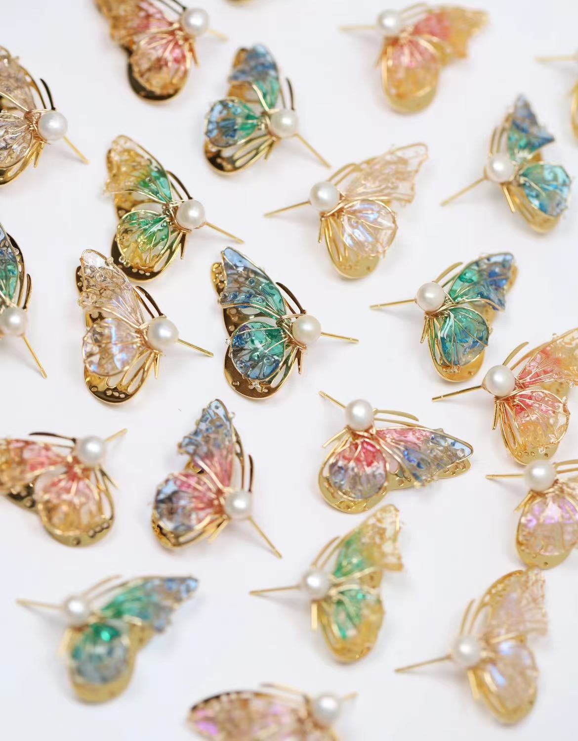 Original Handcrafted Epoxy Resin Earrings