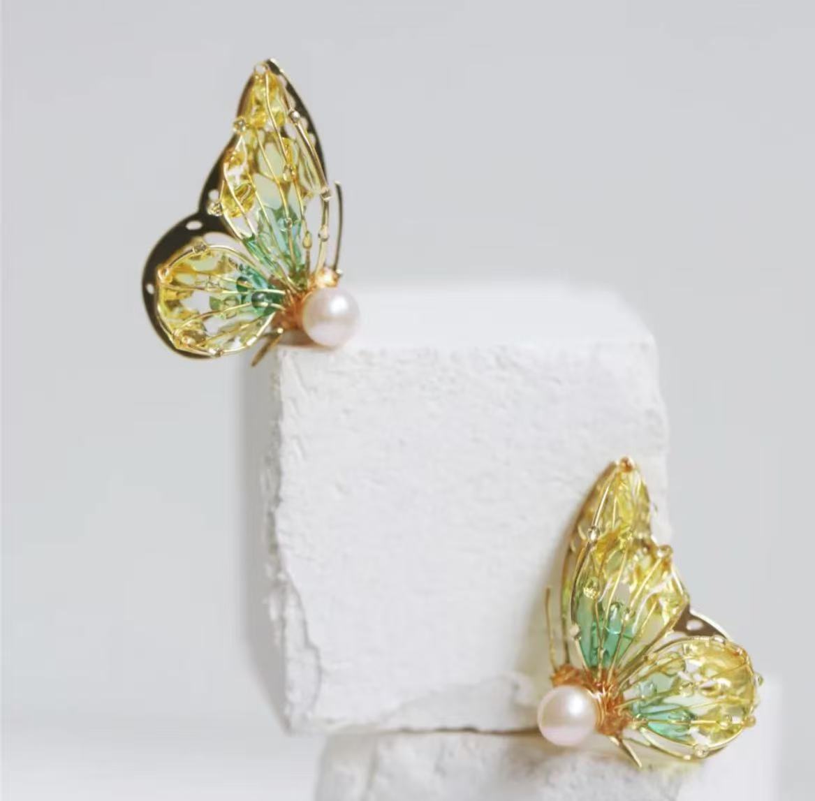 Original Handcrafted Epoxy Resin Earrings