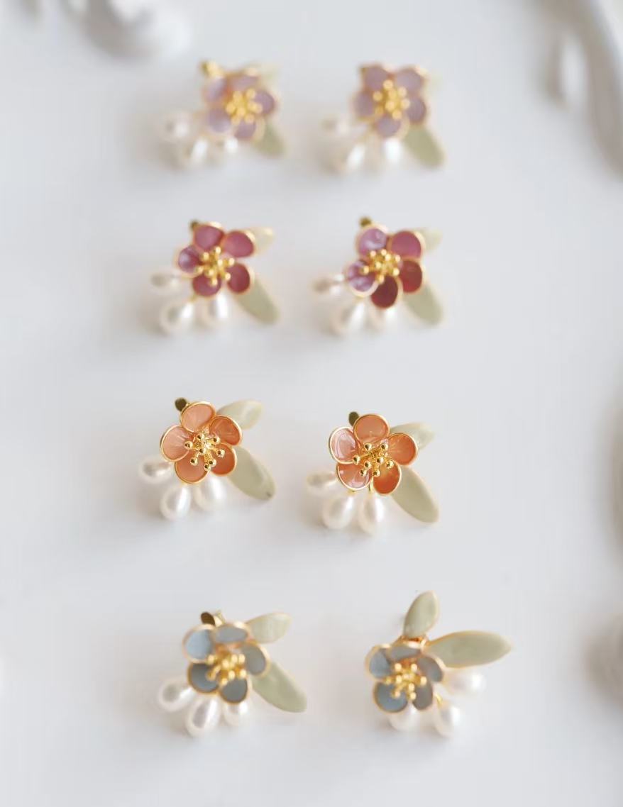 Morandi · Lotus Whisper Earrings