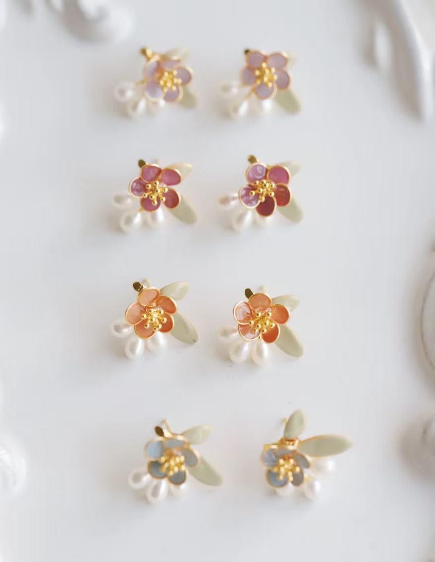Morandi · Lotus Whisper Earrings
