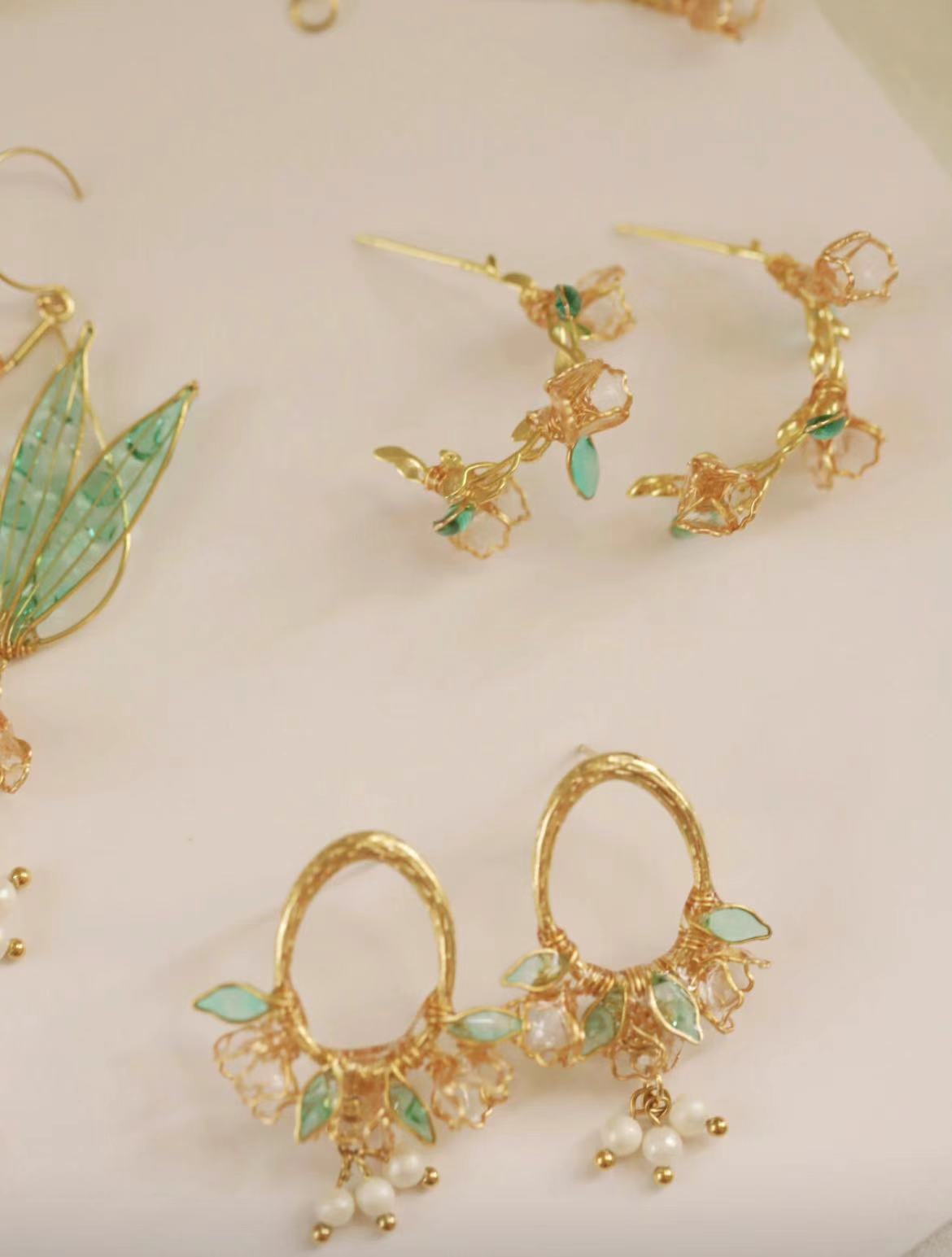 Linglan Drop Glue Women's Earrings
