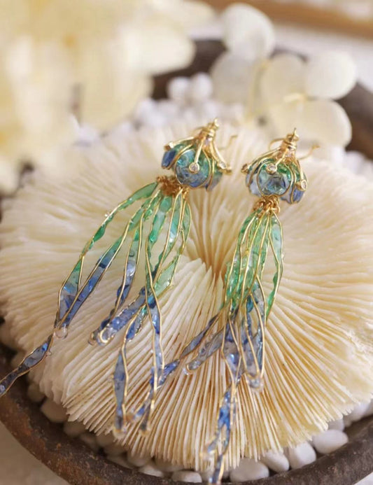 Jellyfish Original Design Flexible Women's Earrings