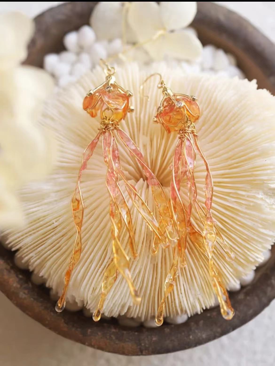 Jellyfish Original Design Flexible Women's Earrings