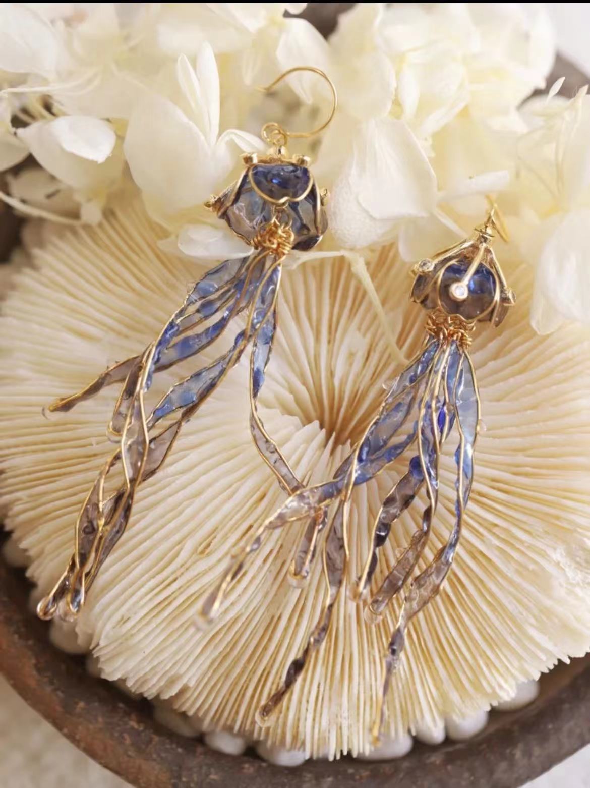 Jellyfish Original Design Flexible Women's Earrings