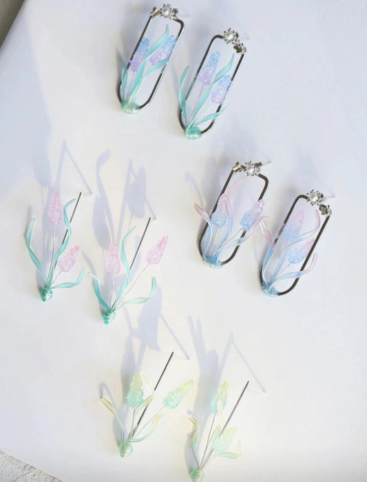 Fyacint sterling silver women's earrings