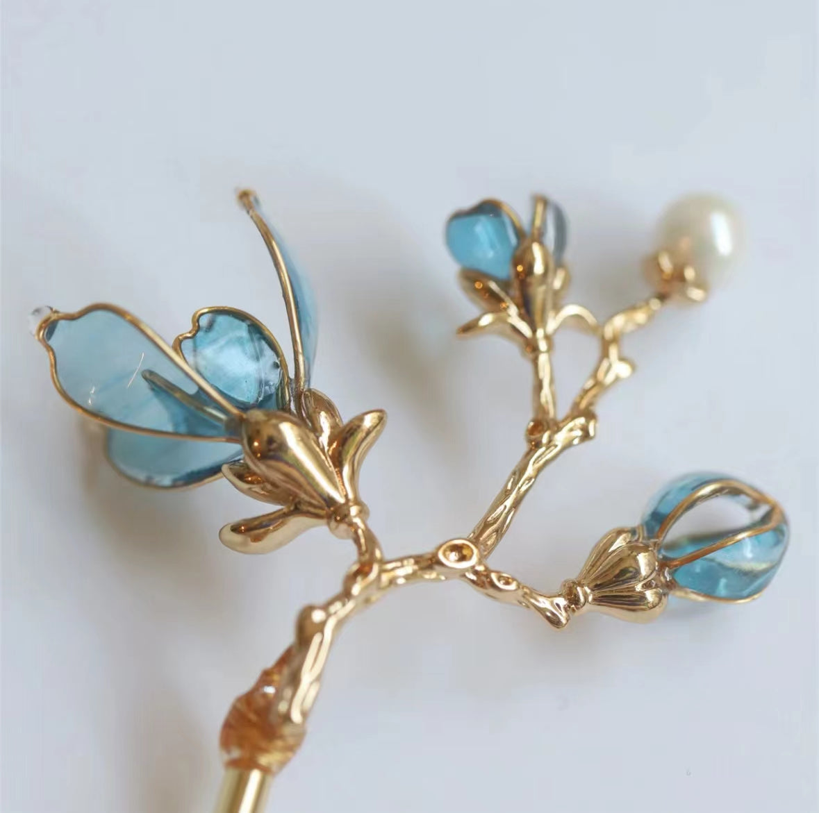 Peach Blossom Hairpin