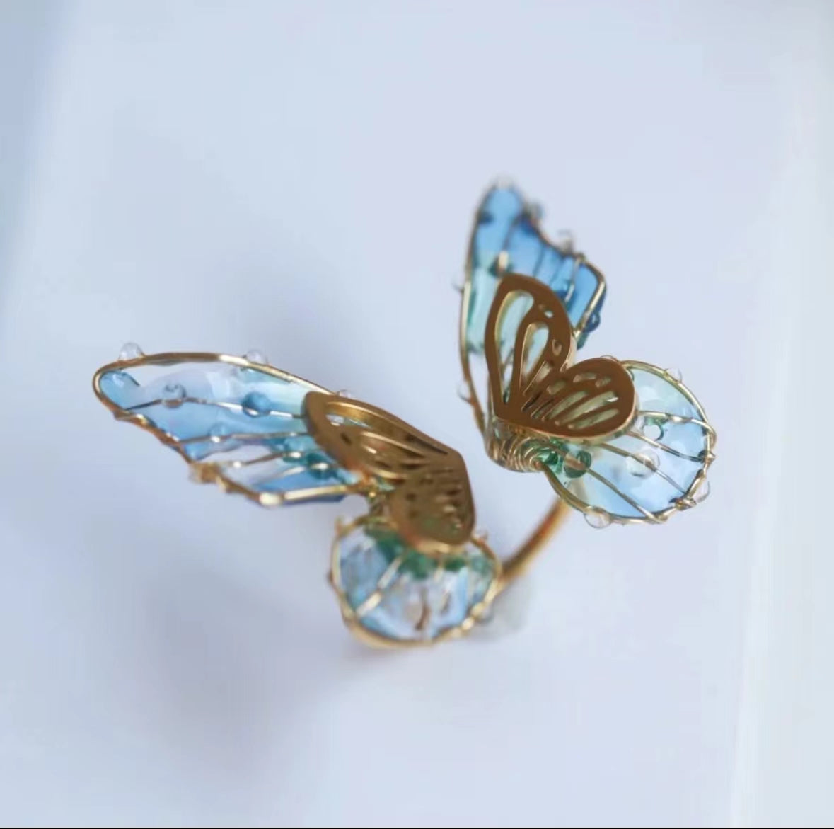 Butterfly Transformation Open Ring