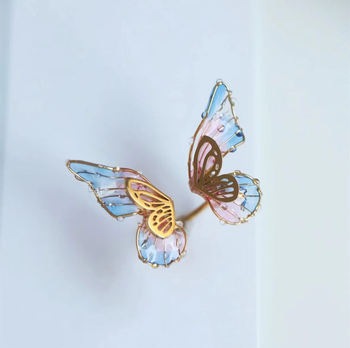 Butterfly Transformation Open Ring