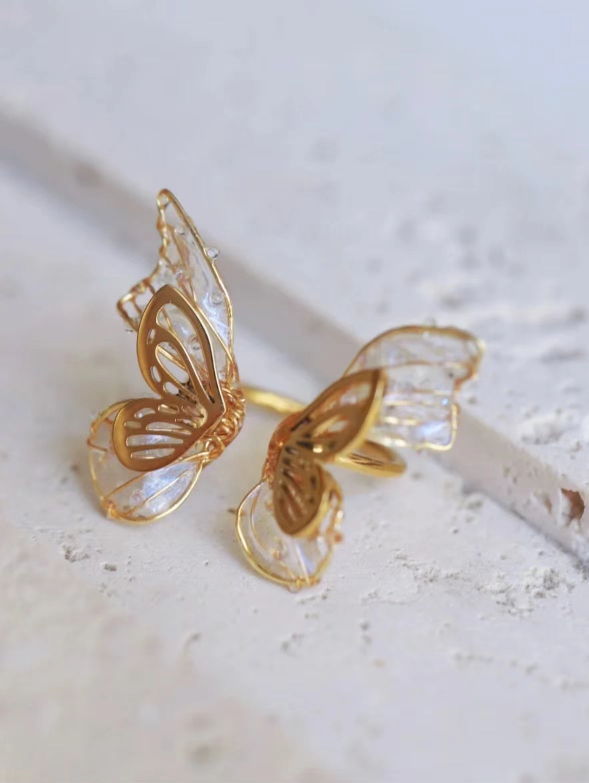 Butterfly Transformation Open Ring