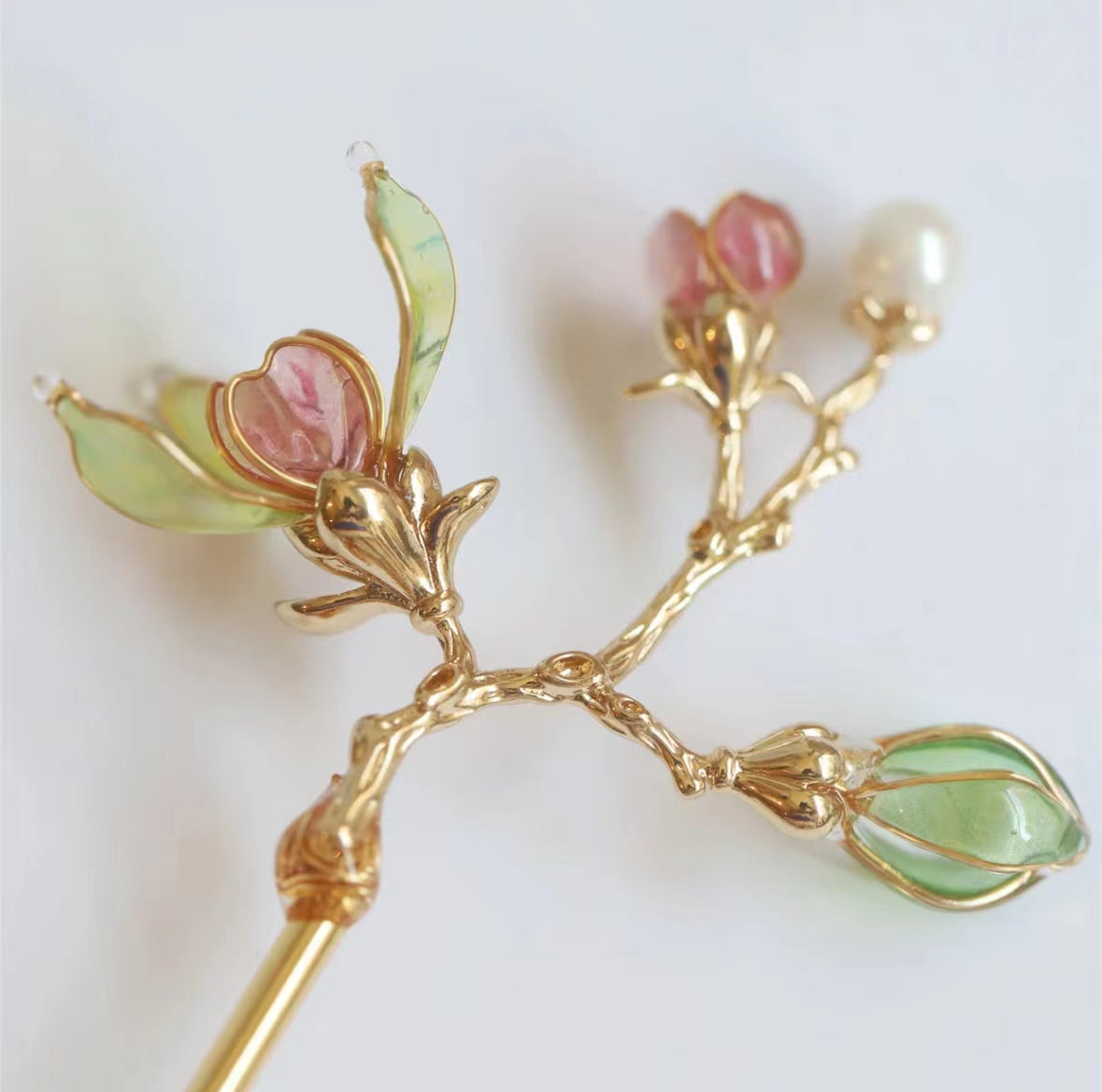 Peach Blossom Hairpin