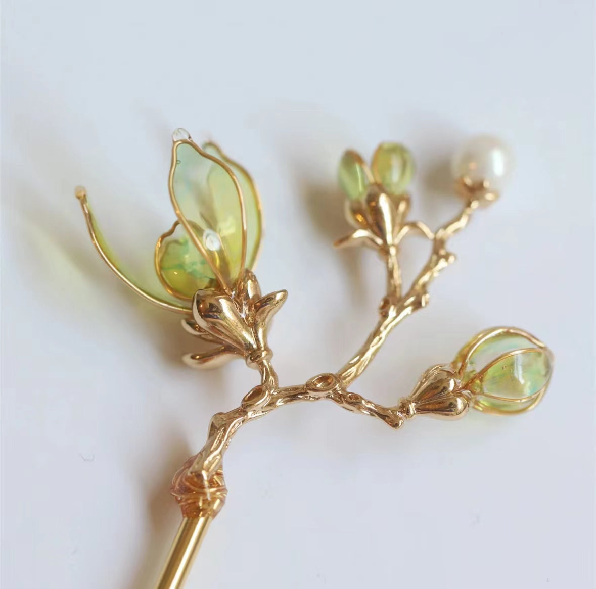 Peach Blossom Hairpin